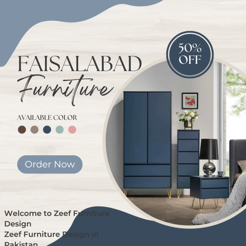 Furniture shop market in Faisalabad