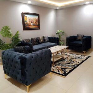 Black Sofa Set