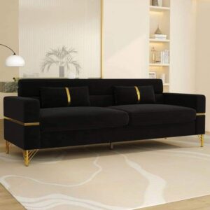 Black Sofa Set